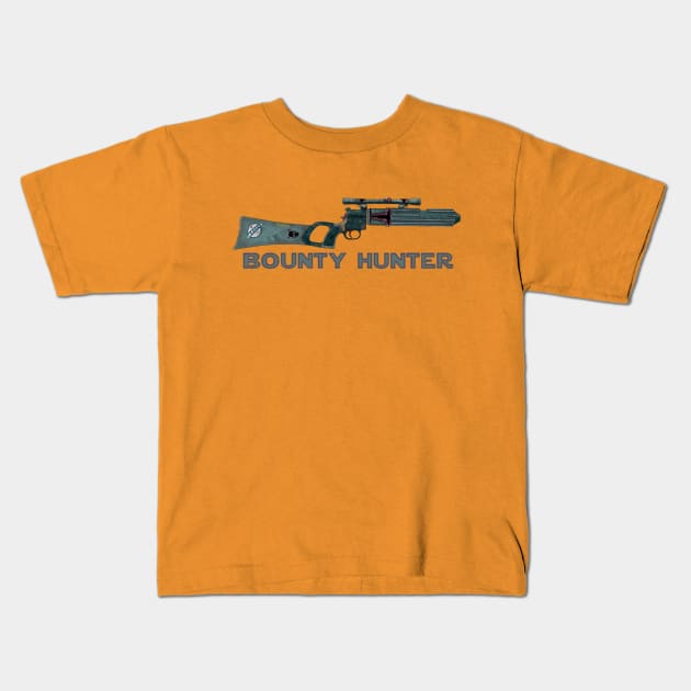 Bounty Hunter Kids T-Shirt by DistractedGeek